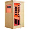 Sauna Corner Saunas for 2-3 Person 120V Indoor Canadian Hemlock, Customized