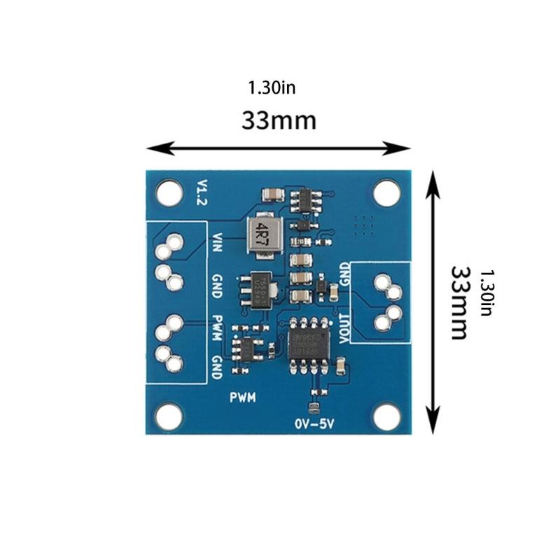 Signal to Electricity 0-5V/0-10V Output 22Hz-20kHz 3.3V-24V Digital Analog Signal Conversion Board Module Replacement