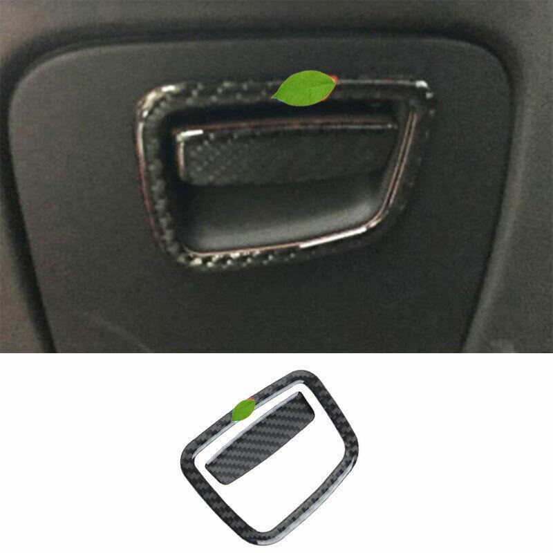 Real Carbon Fiber Middle Console Storage Box Trim For BMW 5 Series 2018- 2X