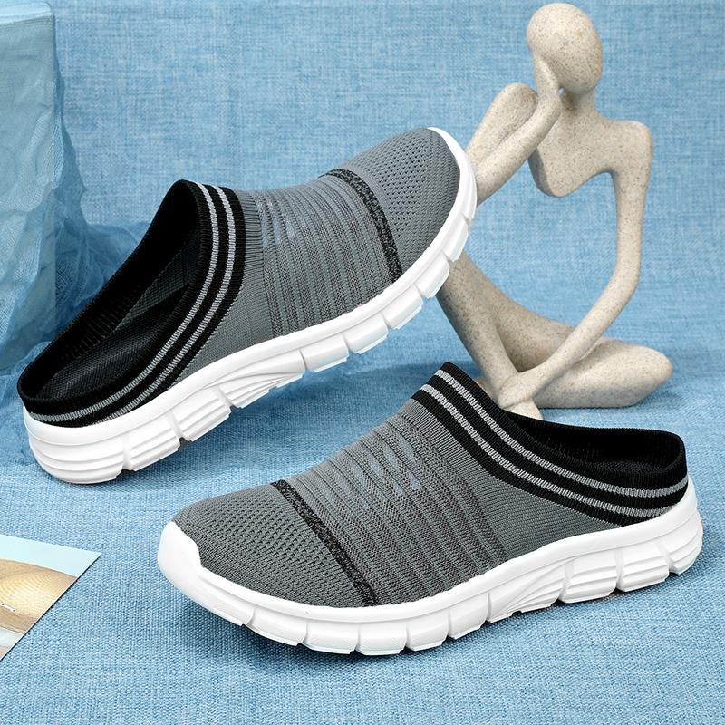 Fashion Men’s Shoes Mesh Casual Sneakers Summer Walking Loafers Men Breathable Flat Canvas Sneakers Shoes Women