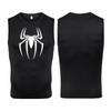 Graphic Sleeveless Compression Shirt for Men Athletic Quick Dry Tank Tops Tees Gym Workout Running Vest Baselayers Undershirts