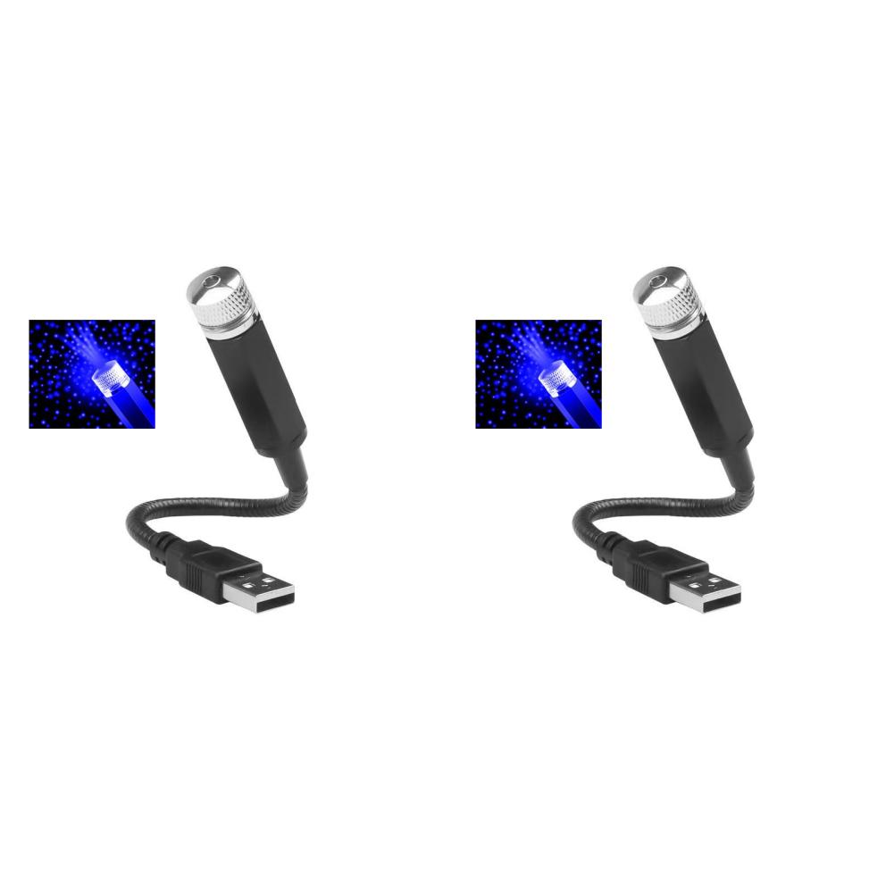 1-5PCS Car LED LED Starry Sky Night Light  5V USB Powered Galaxy Star Projector Lamp for Car Roof Room Ceiling Decor