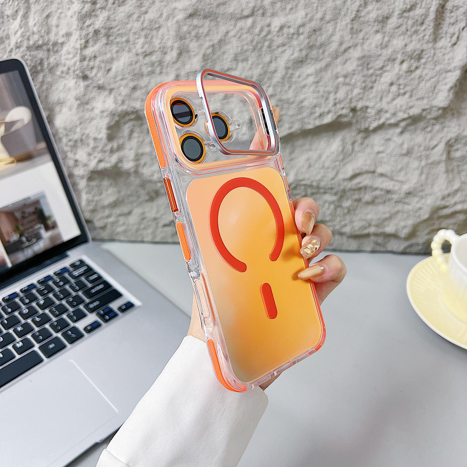 

Apple 17 PRO MAX Drop-Proof Phone Case - Xun Cai Color-Changing Dragon, Large Window, Strong Magnetic, 15P 17 PRO