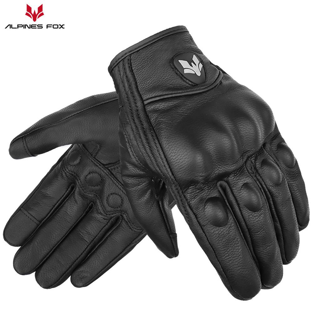 Motorcycle Locomotive Sheepskin Gloves