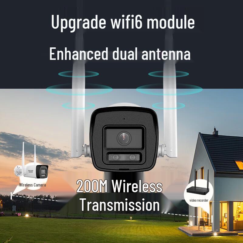 

HIKVISION 4MP Full-Color Wireless WiFi Outdoor Security Camera