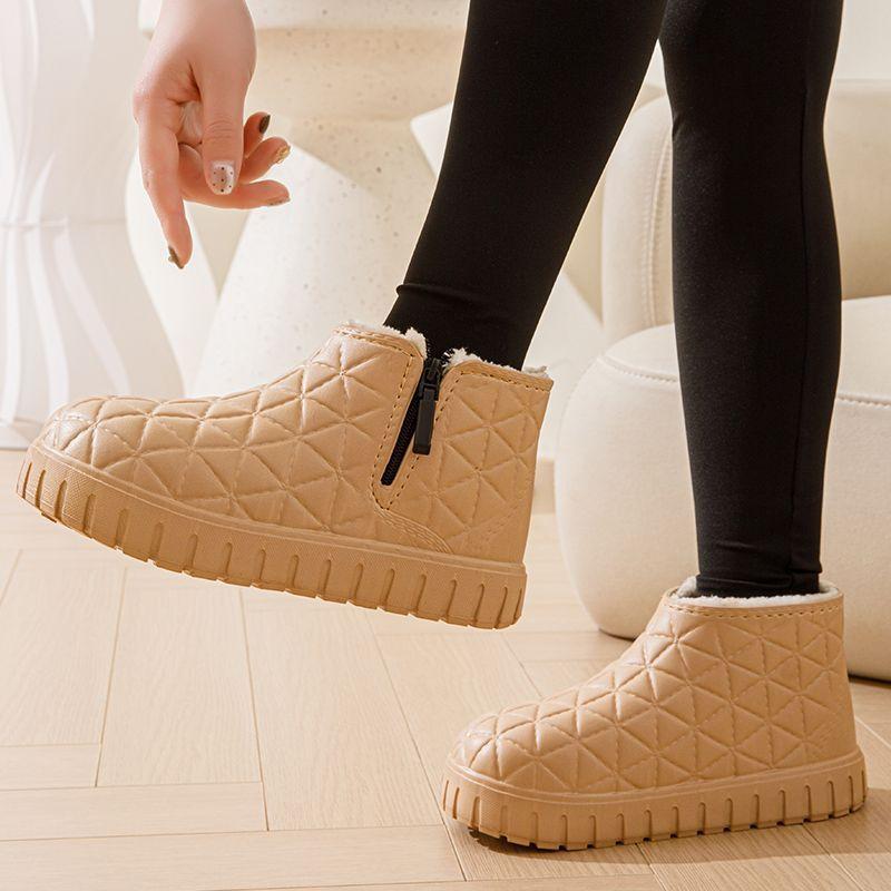 Winter Waterproof Plush Platform Ladies Shoes Warm Non Slip High Quality Ankle Goth 2025 Novelty Y2k Hot Sale Women's Snow Boots