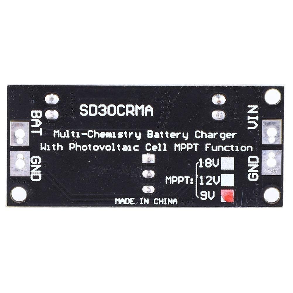 9V/18V Lithium Battery Charger Board MPPT 3.7V 7.4V Solar Charging Controller Board Lithium Battery Charger Module (9V)