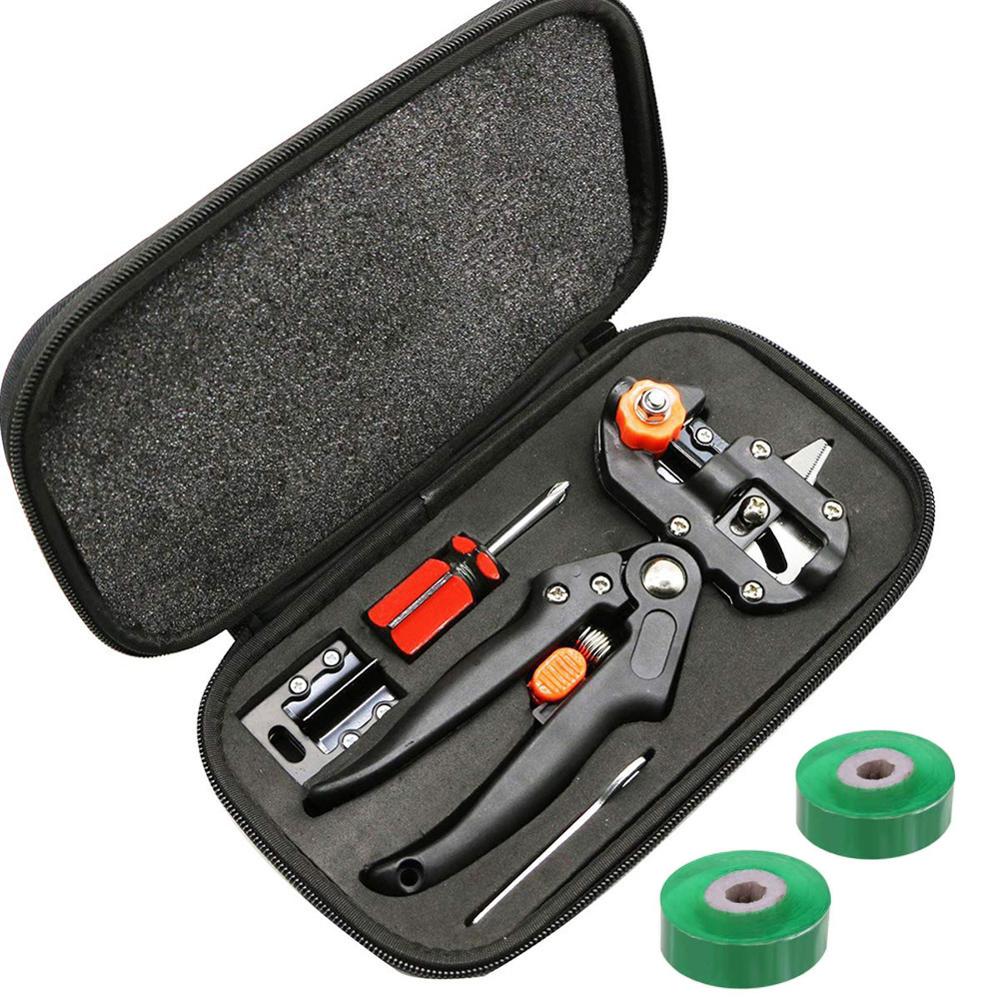 PROSTORMER Vaccination Secateurs Grafting Machine Garden Tools with 2 Blades Tree Grafting Tools Secateurs Scissors Pruner Shear