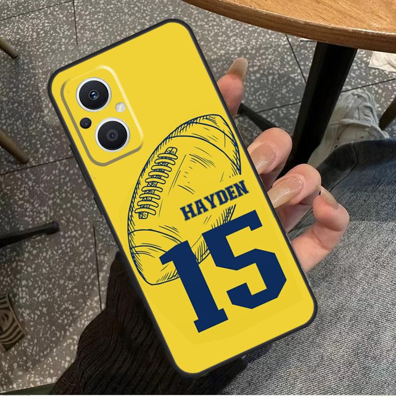 Personalised Name Football Volleyball Case For OPPO Reno 8 7 6 5 4 Lite 2Z 4Z 5Z 8T 10 OPPO Find X5 X6 Pro X2 Lite X3 Neo Cover