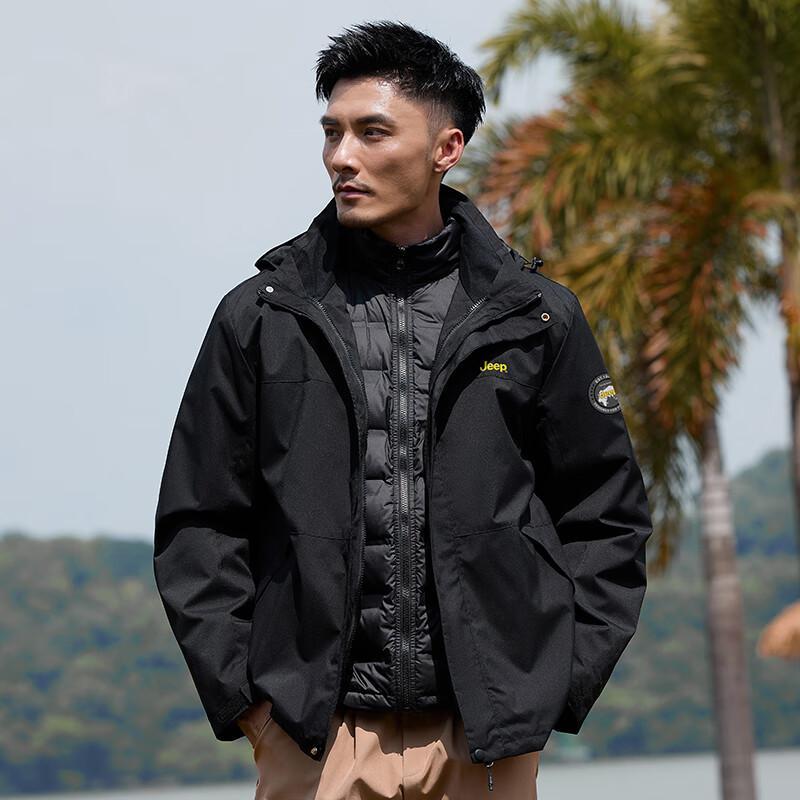 Jeep Unisex P84JMWF197 3-in-1 Outdoor Jacket S