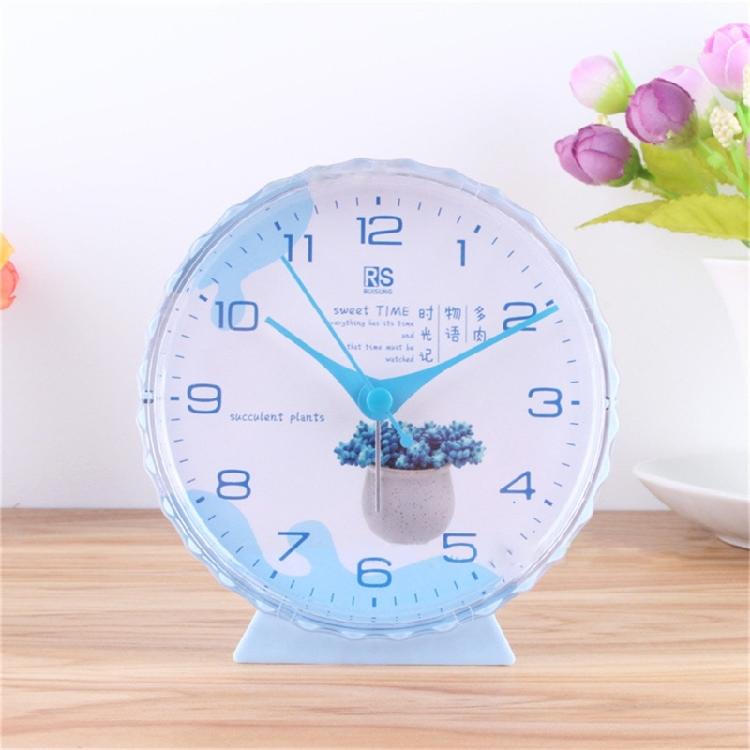 Mute Alarm Clock Battery Operated Student Desk Clock for Bedroom Home Decors