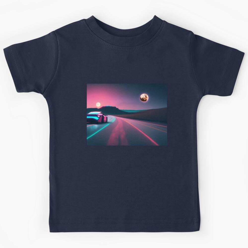 Crumpet Moonlight Drive Kids T-Shirt 110