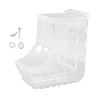 Automatische Hamster Voerbak Transparant Plastic Anti-Kantel Huisdier Voedsel Dispenser voor Eekhoorn Egel Cavia ZS 02