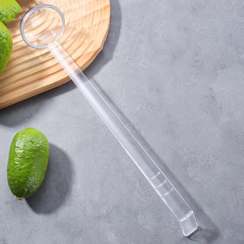 PC Transparent Long Handle Measuring Spoon Set