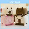 Capybara Square Plush Toy Cute Stuffed Animal Doll Cartoon Decoration Kids Gift