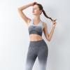 Summer Gradient High-Waist Yoga Leggings: Butt-Lifting, Tight-Fit Sports Training Pants