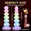 Alien Penis Candy Colored Liquid Silicone Male And Female Masturbator  Anal Plug  Orgasmic Wand  Adult Sex Toy