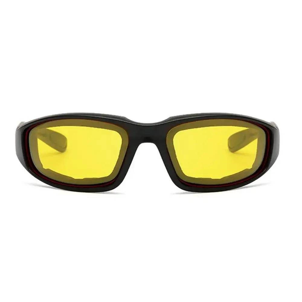 Men's Retro Anti-UV Motorcycle Goggles Padded Comfortable Outdoor Ski Cycling Cycling Glasses