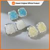 925 Sterling Silver Earrings For Women Trendy Geometric Color Stone Earring Jewelry Prevent Allergy Party Gift Accessories
