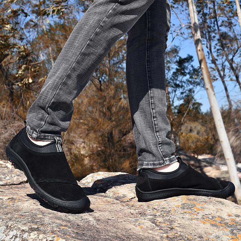 Fashion Men Pigskin Casual Shoes Outdoor Soft Outdoor Men's Loafers Luxury Breathable Men's Driving Shoes Non-Slip Handmade Walking Men