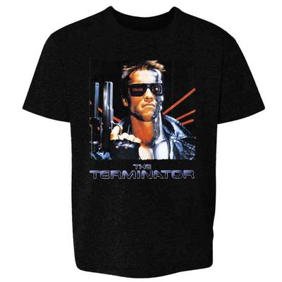 Camiseta Casual Suelta de Manga Corta con Estampado Retro de Película Clásica Y2K Streetwear Deportiva de Algodón Oversize Unisex