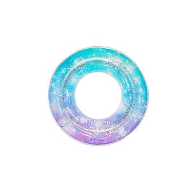 90cm O-förmiger Schwimmring für Kinder und Erwachsene, Perfekt für Strand, Pool und Wasserspiele im Freien, Glitzernd, Niedlich, Instagram-tauglich