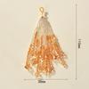 Original Spinel and Crystal Multi-Color Tassel Bag Charm Brooch in Chinese Style