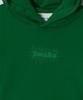 Diploma Embroidered Half Crop Hoodie - Green