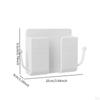 Sleek Wall Mount Phone Holder Storage Solution for Home And Office