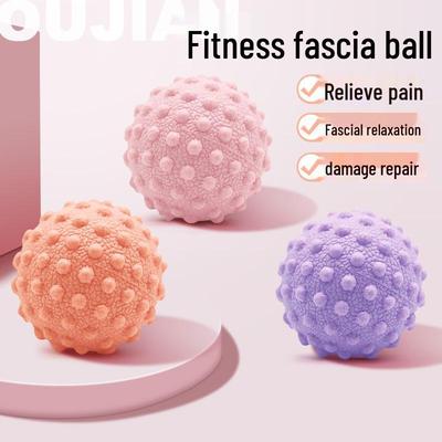 Víceúčelový masážní míček pro svalovou relaxaci a senzorický trénink – Ideální pro jógu, plantární fasciitidu, ramena, krk, pas, chodidla a záda