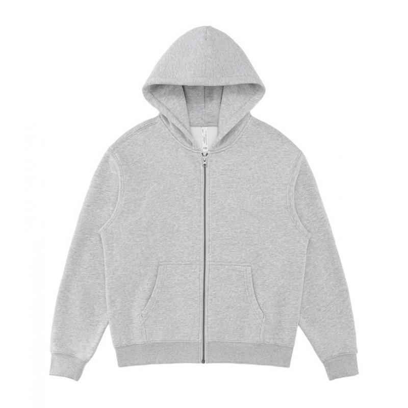 Set Tuta con Felpa con Cappuccio Foderata in Pile e Pantaloni Jogger Autunno Inverno 2025 Unisex Oversize Casual Tinta Unita