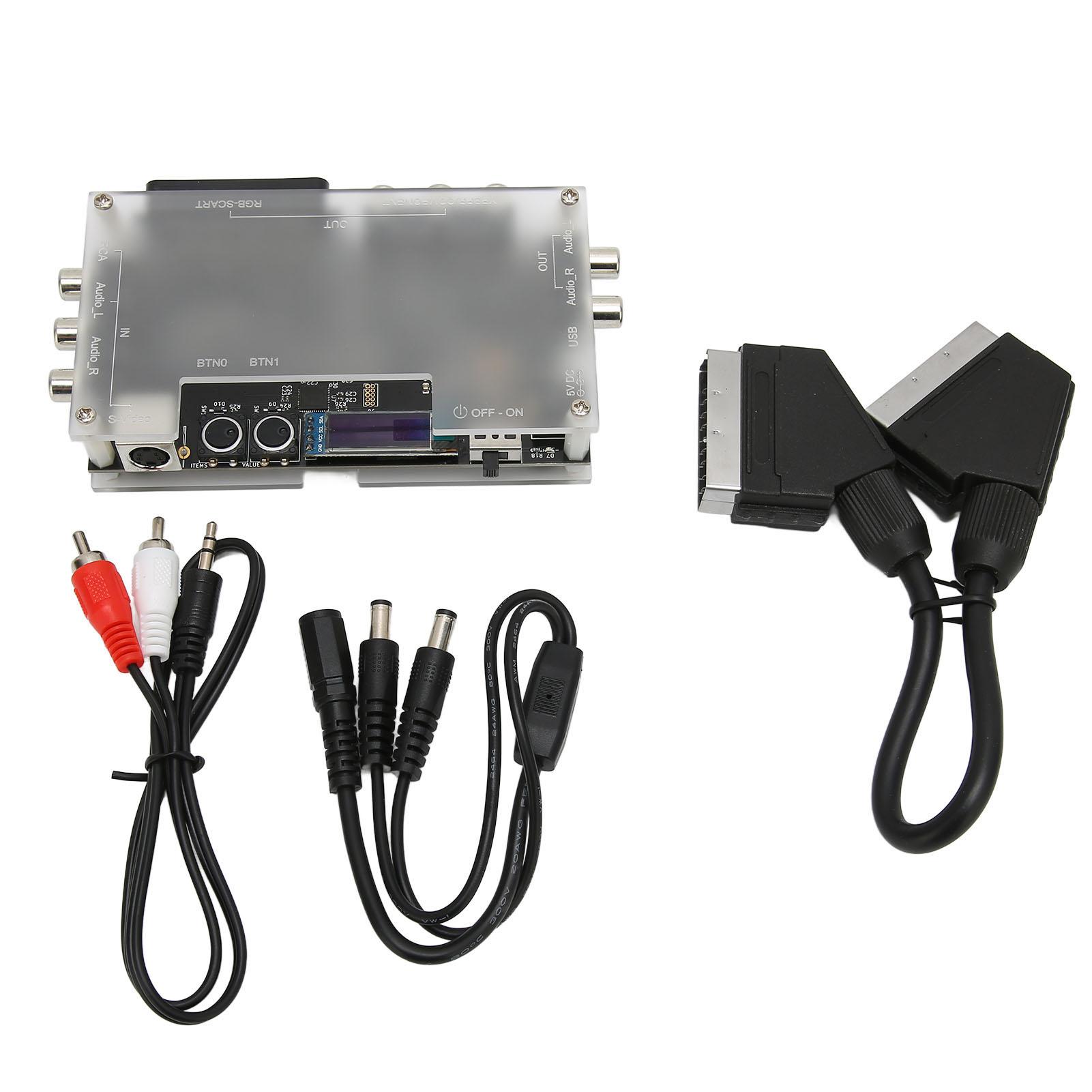 

OSSC Встроенный двойной режим Linedouble Smoothing HD Video Converter с Compound S Video для NTSC