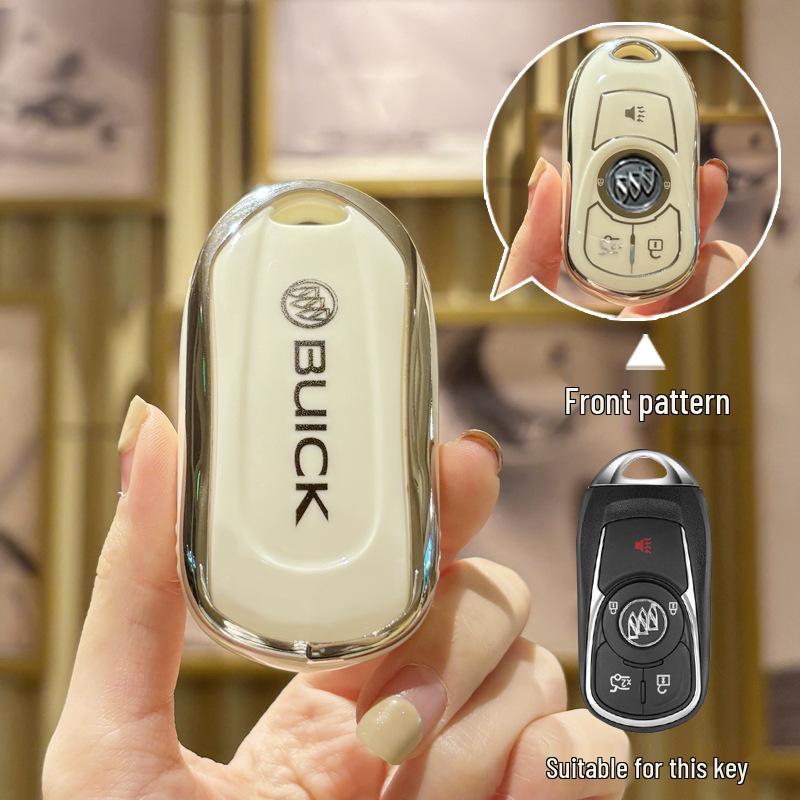 High-End Key Case for Buick: GL8, Envision S, LaCrosse ES, Landzun, Verano Plus, Regal - Women's Edition.