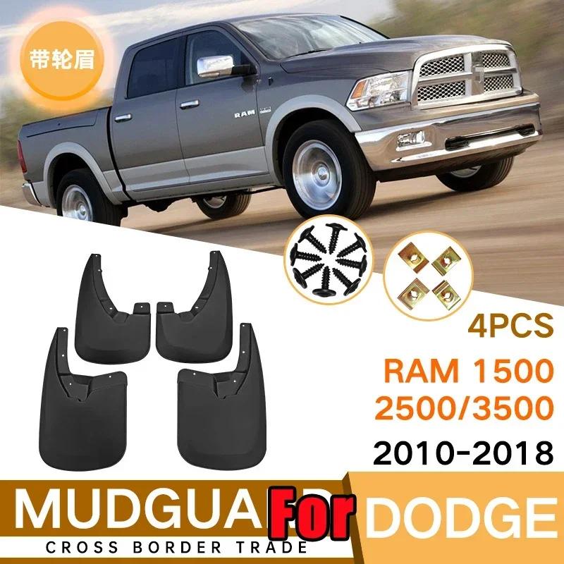 Für Dodge Ram 1500 2500 3500 2009-2018 4 STÜCK Nagelneue Spritzschutz Schmutzfänger Kotflügel Autostyling Autozubehör
