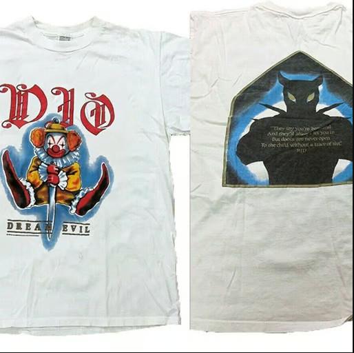 Vintage 1987 Dio Dream Evil Tour 1987 T-shirt size S-5XL XL