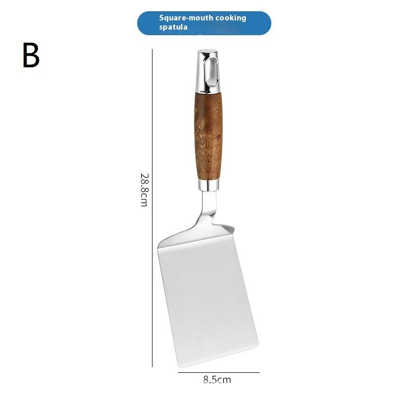 Stainless Steel Frying Shovel For Pizza Grill Hamburger Patty Molder Baking Omelette Shovel BBQ Tools Set Kitchenware Spatula