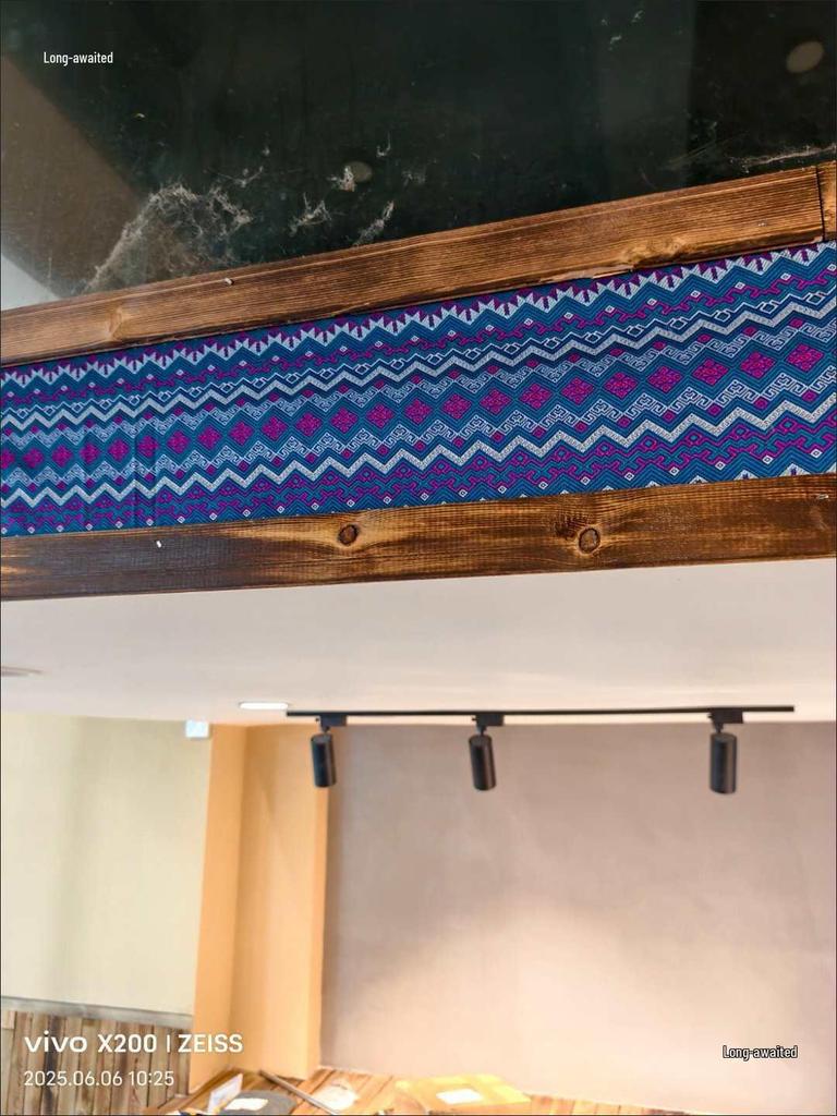 40cm Embroidered Yao Ethnic Brocade Ribbon for DIY Clothing, Wall Hanging, and Homestay Decoration.