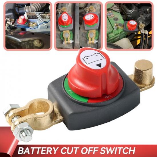 Выключатель массы автомобильного аккумулятора, клемма-изолятор, быстрое отключение, главный, 12В-48В, США