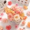 Rose Mixed Artificial Flowers Silk Fake Flowers Heads for Home Decor Wedding Decoration DIY Craft Garland Gifts Box Accessories