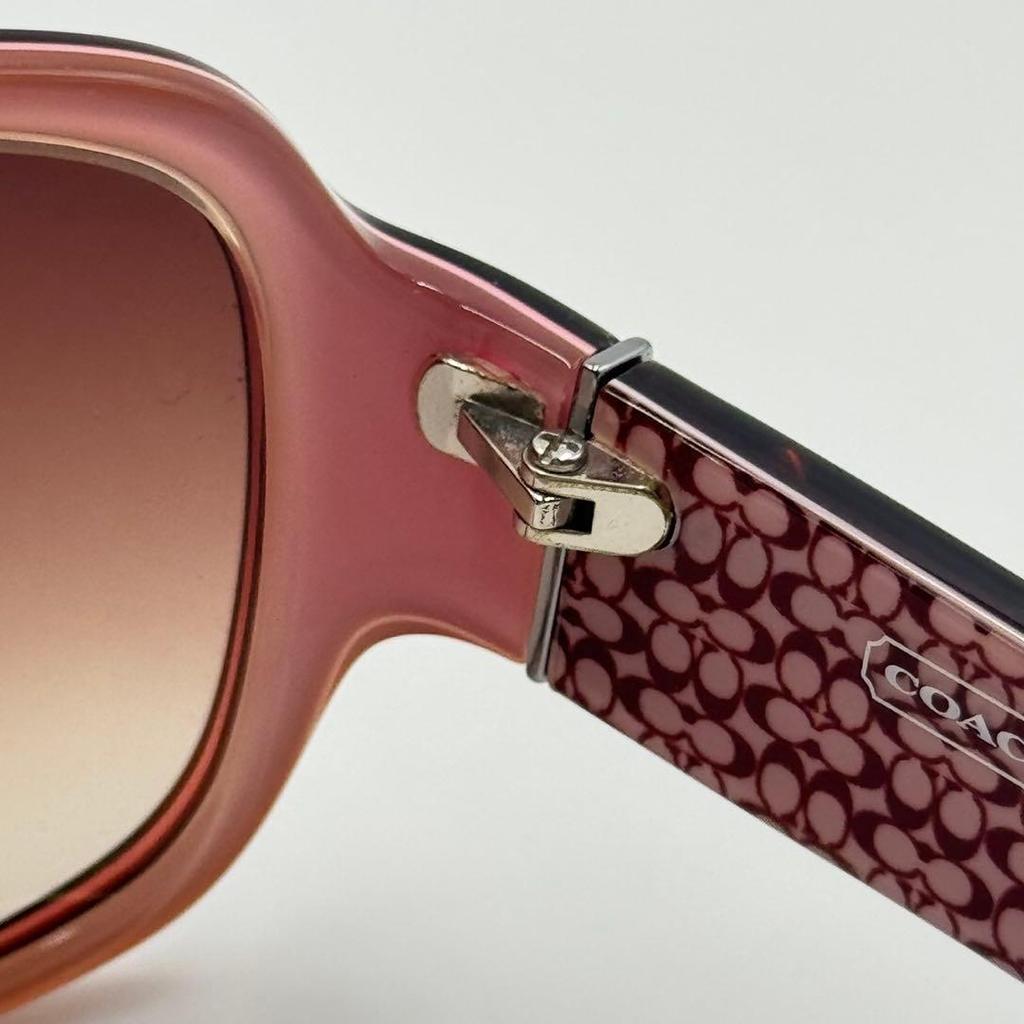 Used COACH Sunglasses MARLOW S787A BURGUNDY Ladies