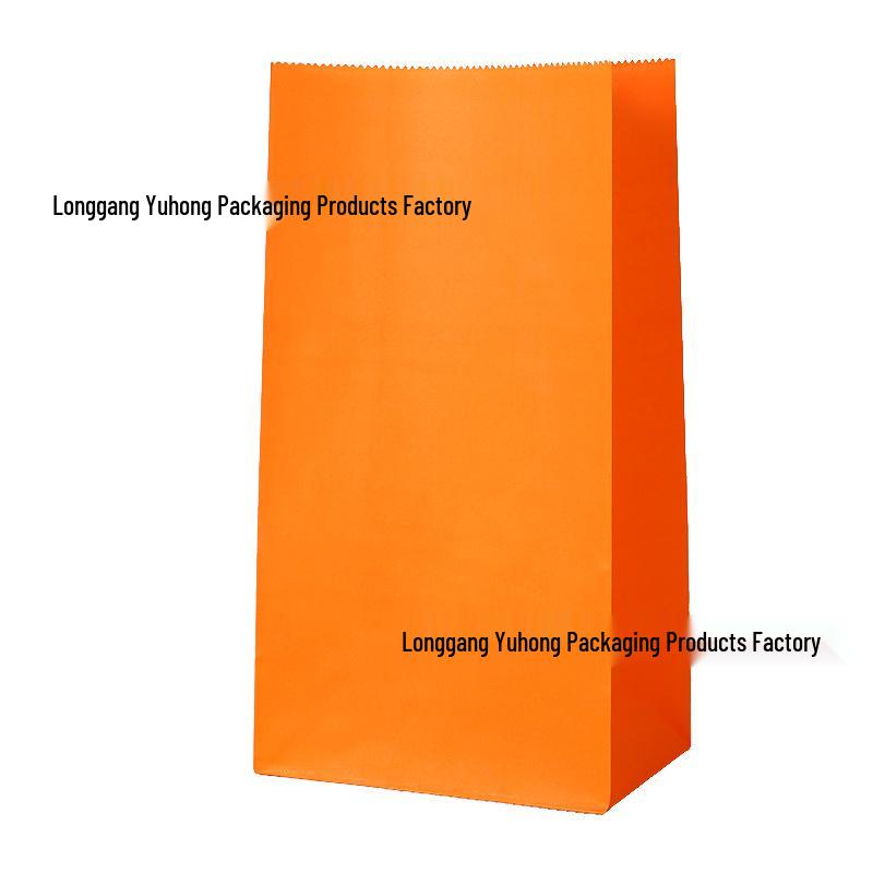 Handle-Free Colored Candy Kraft Paper Bags for Children's Gifts & Snack Storage