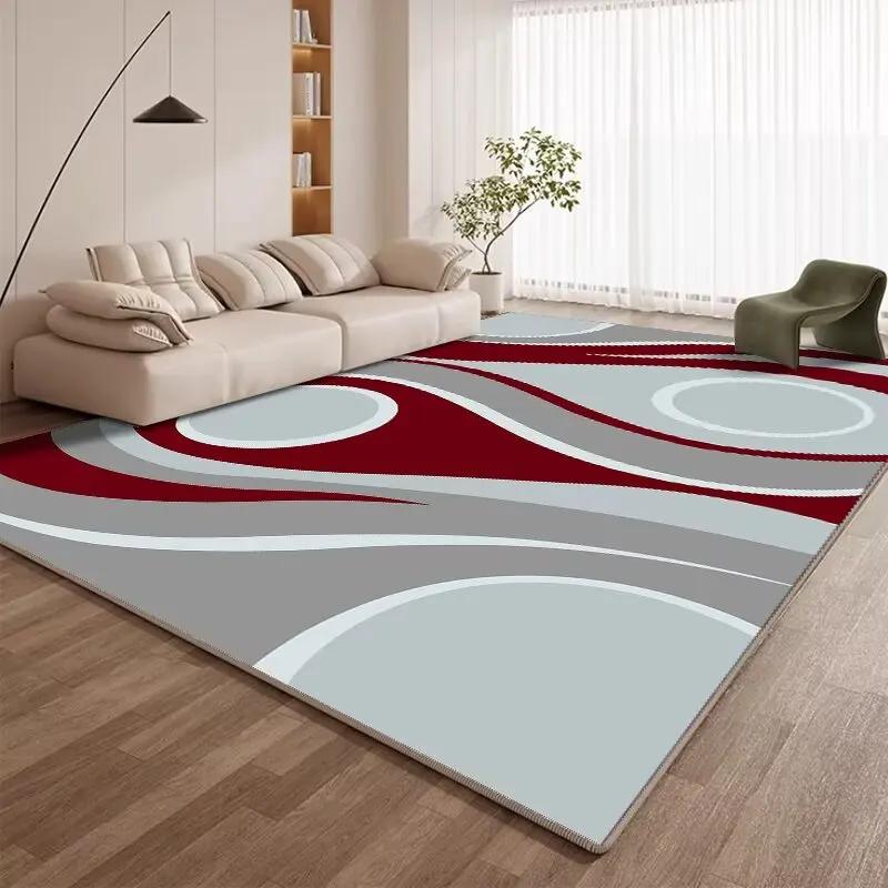

Modern Geometric Carpet Soft Non Slip Large Rugs for Living Room Bedroom Office Short Velvet Floor Mat Home Decor 60*90cm