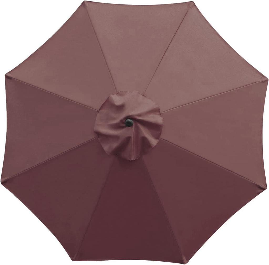 6 Ribs/8 Ribs Parasol Parasol Replacement Cloth Outdoor Patio Garden Banana Umbrella Cover Waterproof Sunshade Canopy