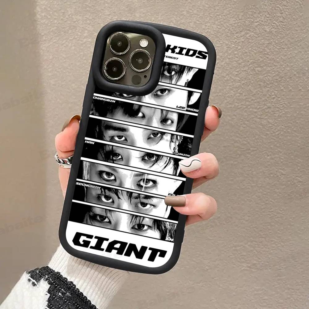 1PC Fashion Kpop S-Stray-Kids Phone Case for iPhone 17 16 15 14 13 12 11 Pro Max Plus Silicone Shockproof Case