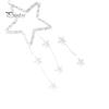 Gift for Holiday Decoration LED Christmas Window Star Decoration, Battery Operated Hanging Warm String Lights Lighted Shaped Light Walls, Windows,
