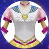 Anime Sailor Moon Cosplay Costume Tsukino Usagi Uniform Dress Outfits Cosplay Yellow Wig Halloween Carnivl Party Women Kids