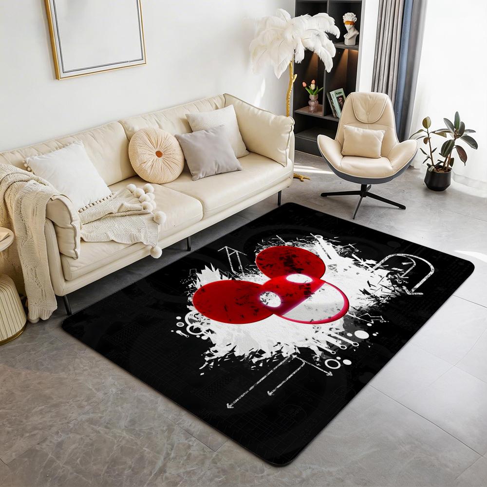 Singer D Deadmau5 Floor Mat Eco  Flannel Doormat Non Slip Odorless Indoor Floor Rug Soft Short Plush Home Mat