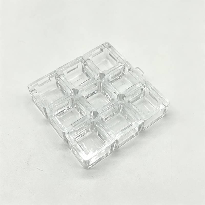 Klarer Tastaturständer Dy Tastaturen Schlüsselanhänger Für Verschiedene Tastenkappen Tasten Fidget Schlüsselanhänger Schaltertester Fidget Anhänger