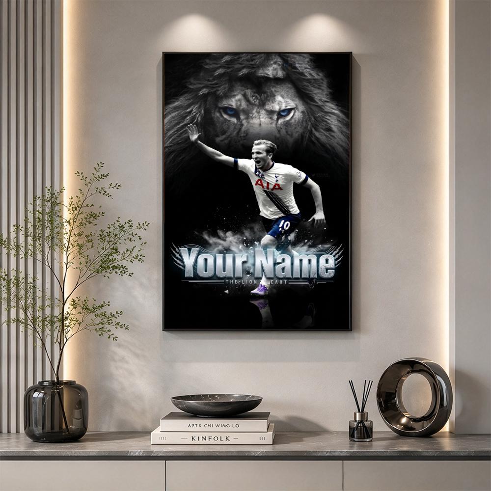 Harry Kane Personalized Text Diamond Painting Round Diamond Mosaic Rhinestones Diamond Embroidery Craft Kit Wall Decor Without Frame