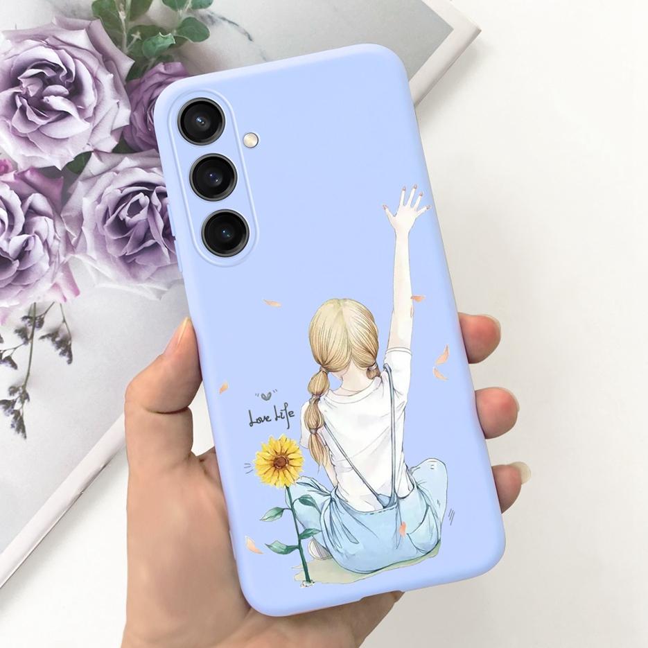 For Samsung Galaxy A55 Case A15 A25 A35 5G Stylish Candy Painted Cover Soft TPU Phone Case For Samsung A15 Galaxy A25 2023 Shell